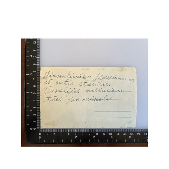 Antique Ephemera Early 1900s RPPC Postcard Handsome Important Couple Foreign SEE - Picture 5 of 5